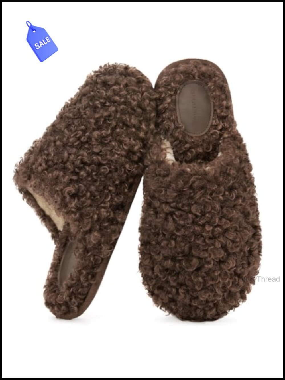Women's Scuff Slippers Furry Memory Foam House Shoes Slip-On